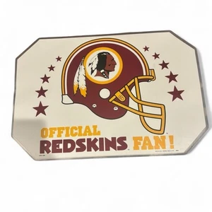 VTG 1992 NFL Redskins National & American Football Conference Placemat Table (3) - Picture 1 of 4