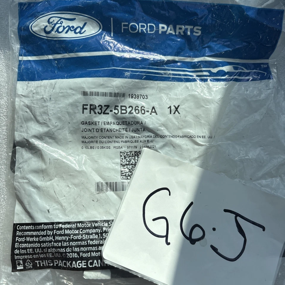 NUEVO Junta convertidor catalítico de escape Ford FR3Z5B266A Mustang 5,2 L Turbo 15-22 Foto 1 de 4