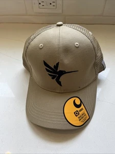 Sombrero Carhartt Colibrí Buscador de Peces Logo ¡Nuevo nunca usado! Marrón - Imagen 1 de 5