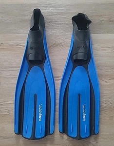 Mares Scuba Diving Fins Plana Avanti Quattro Royal Blue Size 9.5/10.5 (GSHF3) - Picture 1 of 14