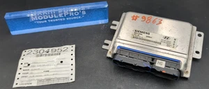 02 Hyundai Elantra  2.0L A/T Computer Engine Control Module ECU ECM 39109-23021 - Picture 1 of 8