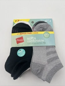 7 Pairs Girls No Show Socks Size Medium - Picture 1 of 6
