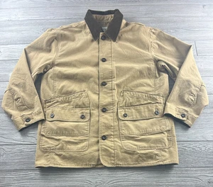 Chaqueta Orvis Chore Para Hombre Grande Granero Campo Abrigo Pana Cuello Edredón Forrado - Imagen 1 de 10