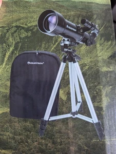 Celestron Travelscope 70 Telescope Kit Compact D70/F400 with Backpack and Tripod - Picture 1 of 17