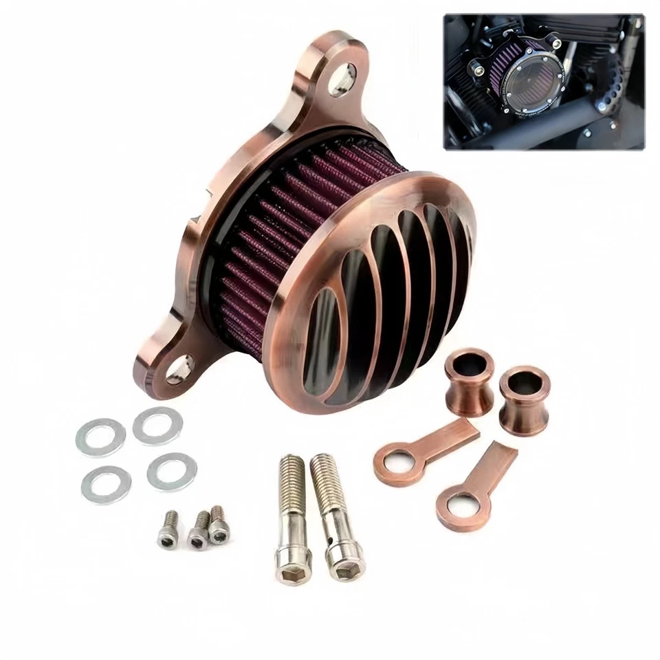 Bronze Air Cleaner Intake Filter System Kit Fit For Harley Sportster 1200/883 - Image 1 of 4