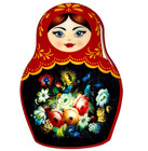 Nesting Doll Cutting Board Russian Matryoshka 11"x8" Decorative Kitchen Board