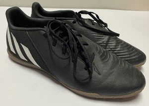 Adidas Predator Edge Sala Indoor Soccer Shoes Men's Size 12 Black GX0024 - Picture 1 of 7