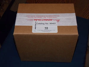 ANALYTISCHE 1 ML FLACHE BODEN KONISCHE GLASEINSÄTZE 96 WELL PROBE VORBEREITUNGSPLATTE BOX10 - Bild 1 von 6