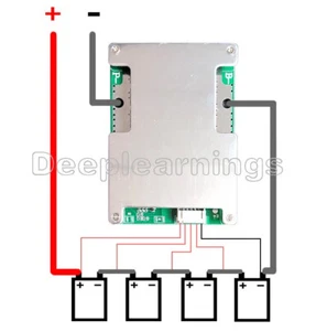 Scheda protezione batteria 4S 12V 800A BMS LiFePo4 litio ferro fosfato bilanciata - Foto 1 di 6