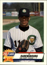 1993 Kane County Cougars Fleer/ProCards #908 Vic Darensbourg