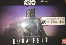 Ban Dai Boba Fett 1/12 Scale Plastic Model Kit Rare Star Wars Mandalorian