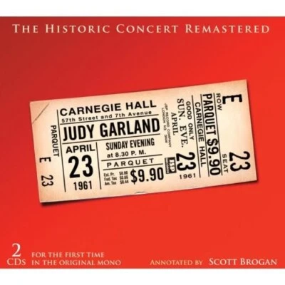 JUDY GARLAND - CARNEGIE HALL CONCERT 2 CD NEU  - Bild 1 von 2