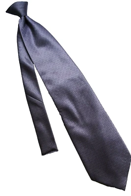 Tie Necktie Clip On Office Security Shimmery Pale Purple Lilac  - Image 1 of 4