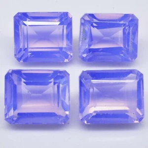 Certified 6.10 Ct Neon Pink Opal Rare Gemstone 4 Piece Lot - Picture 1 of 5