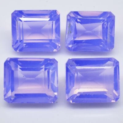 Certified 6.10 Ct Neon Pink Opal Rare Gemstone 4 Piece Lot - Image 1 of 4