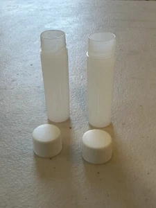 100 Stück 6,5 ml Szintillationsfläschchen mit weißem Schraubverschluss Kunststoff Einweg - Bild 1 von 6