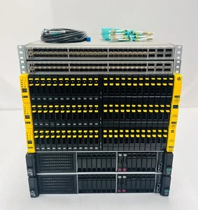 HPE 3PAR 8450 85TB SSD 2x DL380 Gen10 80 Cores 1TB RAM 10GBit ISCSI Server SAN - Picture 1 of 8