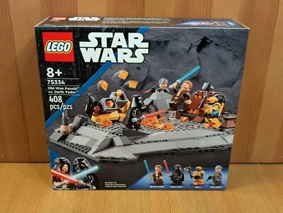 NEW Lego STAR WARS Obi-Wan Kenobi vs. Darth Vader 75334 w/Minifigures 408pcs NIB - Image 1 of 4