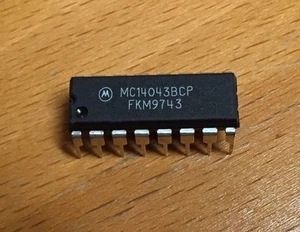 Motorola MC14043BCP IC (1 Stück) - Bild 1 von 1