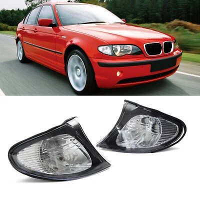 L&R For BMW 3 Series E46 02-05 Front Indicator Turn Signal Corner Parking Light - Imagem 1 de 4