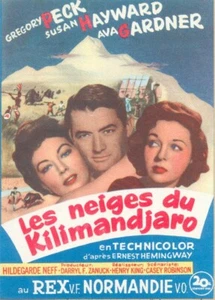 Les neiges du Kilimandjaro en Technicolor d'après Ernest Hemingway - 1952 - Photo 1/1