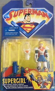 1998 SUPERGIRL with Aerial Assault Armor DC Comics Superman The Animated Series - Picture 1 of 3