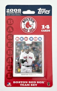 Set completo Topps Boston Red Sox Team 2008 sigillato in fabbrica - Foto 1 di 4