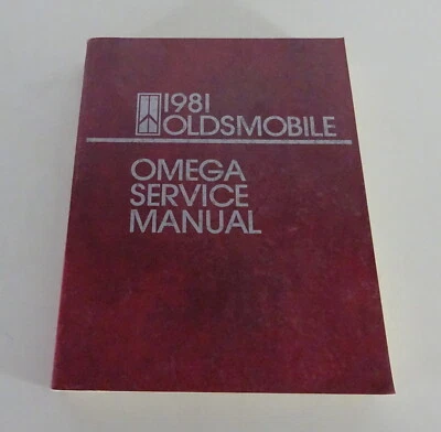 Officina Manuale/Manuale di Servizio Oldsmobile Omega 2nd Generation From 1981 - Immagine 1 di 4