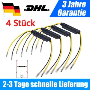 4x Widerstände Kabel LED Mini Blinker Motorrad 26 Ω 21W Widerstand Wiederstand - Bild 1 von 10