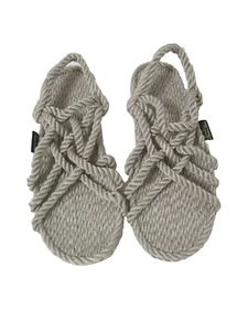 Gurkees nomadic state of mind vegan sandals 38 8-8.5 Beige Rope NEW B3 - Bild 1 von 5