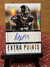 2013 Panini The National Prestige Extra Points Signatures Mike Wallace Auto #42