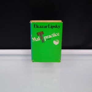 Vintage Novel Malpractice by Eleazar Lipsky 1972 Hardcover - Imagen 1 de 3