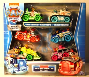 Paw Patrol true metal Neon Rescue vehicles Gift Pack Nickelodeon - Picture 1 of 2