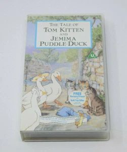 NEW Beatrix Potter "The Tale Of Tom Kitten & Jemima Puddle-Duck" VHS Tape - Imagen 1 de 6