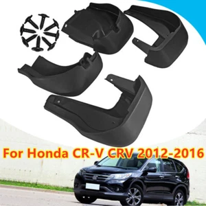 4Pcs Front Rear Splash Guards Mud Flaps Fender For Honda CR-V CRV 2012-2016 - Picture 1 of 4