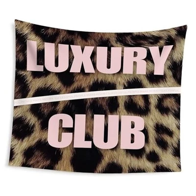 Tapiz de leopardo rosa de moda Evcprz, tapices de pared con estampado de guepardo funky,  Foto 1 de 4