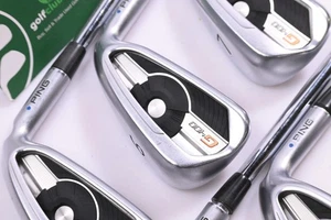 Ping G400 Irons / 5-PW / Blue Dot / Regular Flex Ping AWT 2.0 Shafts - Picture 1 of 7