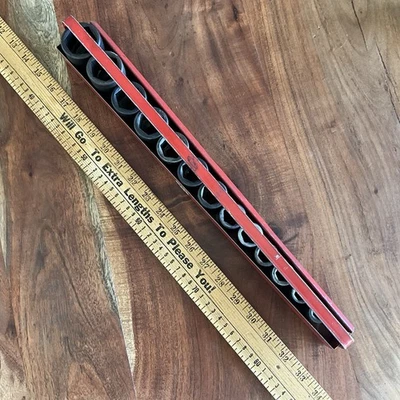 Vintage 1/2" Drive 13pc 6pt Impact Socket Set with Tray, 7/16" to 1 1/4” - image 1 of 4