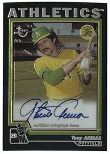 2004 Topps Retired Signature Edition Autograph #TA-TA Tony Armas Athletics - Picture 1 of 2