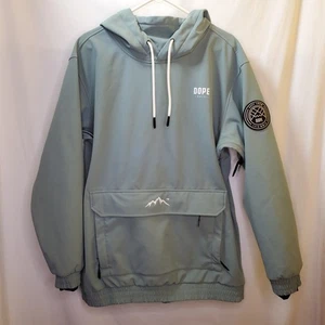 DOPE SNOW Wylie MMIX Capital Snowboard Olive Jacket Hoody Sweatshirt Mens XL - Picture 1 of 14