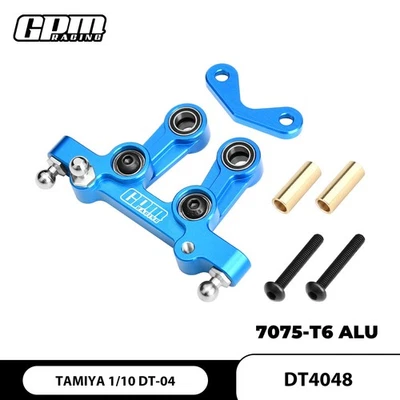 Conjunto de dirección de aleación GPM 7075 para TAMIYA 1/10 DT-04 RC Fighter Nxgen 58741 Foto 1 de 4