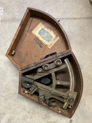 Antiguo Spencer Barrett & Co. Londres Sextante Siglo XIX Navegación Marítima Foto 1 de 4
