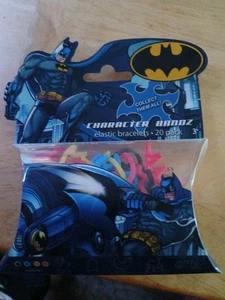 BATMAN - CHARAKTER BANDZ ELASTISCHE ARMBÄNDER, 20ER PACK, BRANDNEU! - Bild 1 von 2