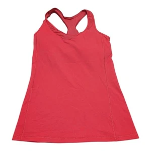 Lululemon Women's Red/Pink Racerback Tank Top Activewear Yoga Running Size 6 - Picture 1 of 6