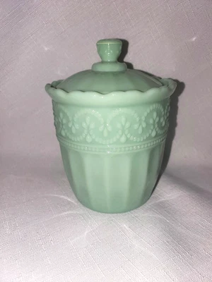 Tarro de azúcar de jadeíta Pioneer Woman con tapa en perfecto estado Foto 1 de 4