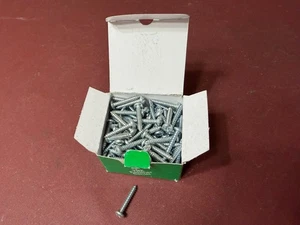 130 - Hillman #8 x 1" Kreuzschlitz Pan Head Zink Blech Schrauben, Art.-Nr. 80048 - Bild 1 von 7