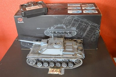 Радиоуправляемый военный боевой танк Heng Long Fruhe пули для страйкбола 1:16 работает отлично! С коробкой - Изображение 1 из 4