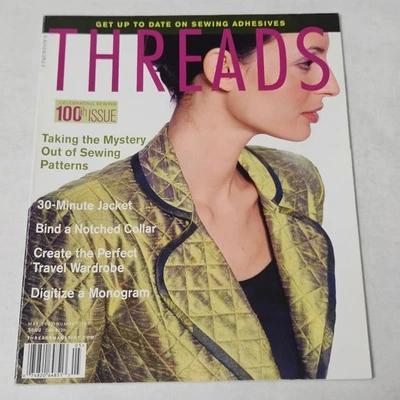 Threads Magazine May 2002 Number 100 Celebrating Sewing 100th Issue - Image 1 of 4