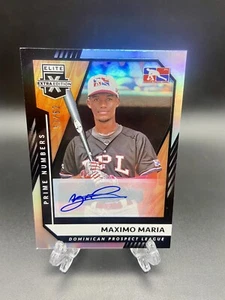 2021 Panini Elite Extra Edition Prime Numbers /62 Maximo Maria #185 Autograph - Picture 1 of 2