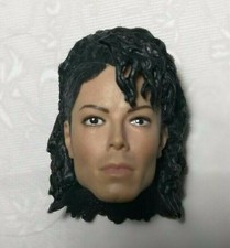 1/6 MJ Michael Jackson Head Carving Male Head Sculpt  F 12'' Action Figure Doll 